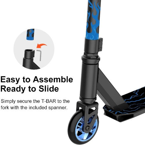 56PCS Beginner Stunt Scooter with HIC Compression, Light Weight Deck, 3.9 56PCS Beginner Stunt Scooter with HIC Compression, Light Weight Deck, 3.9